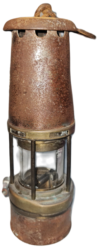 VINTAGE VICTOR KENT MINERS LAMP