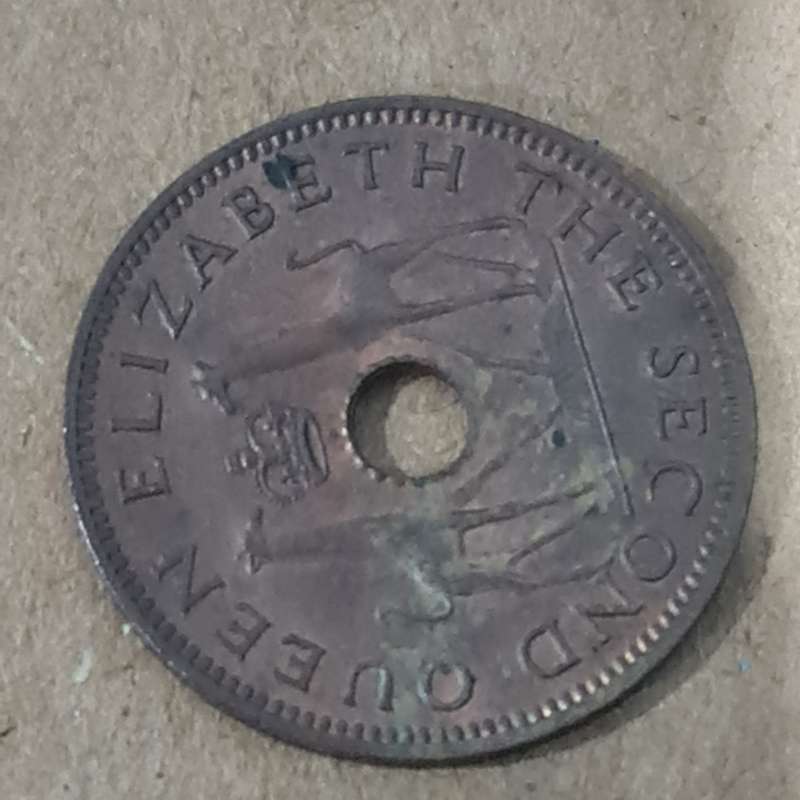 1964 RHODESIA NYASALAND HALF PENNY