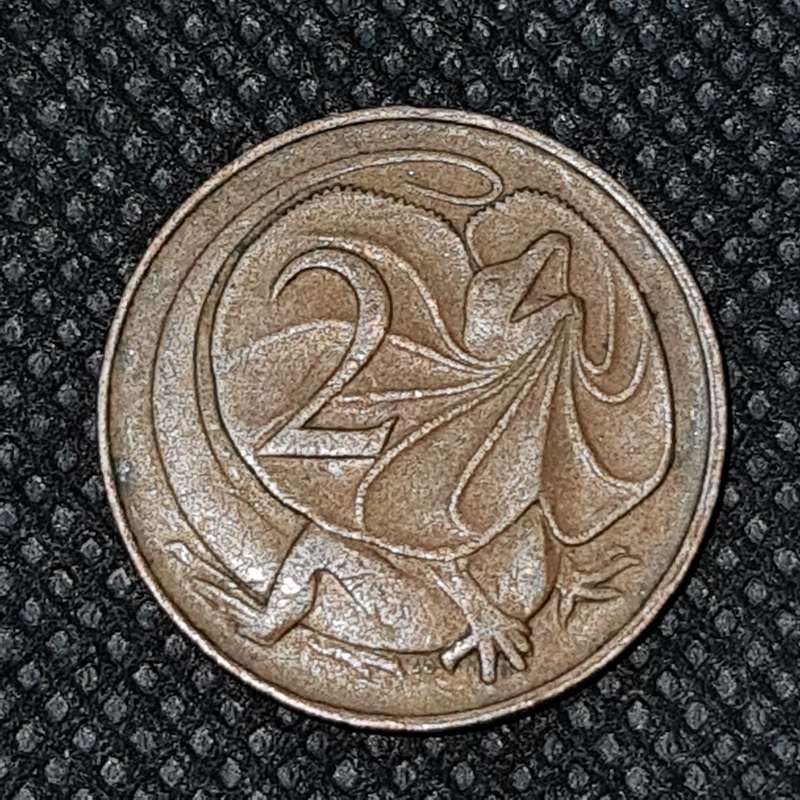 1966 Australia 2 Cents Elizabeth II