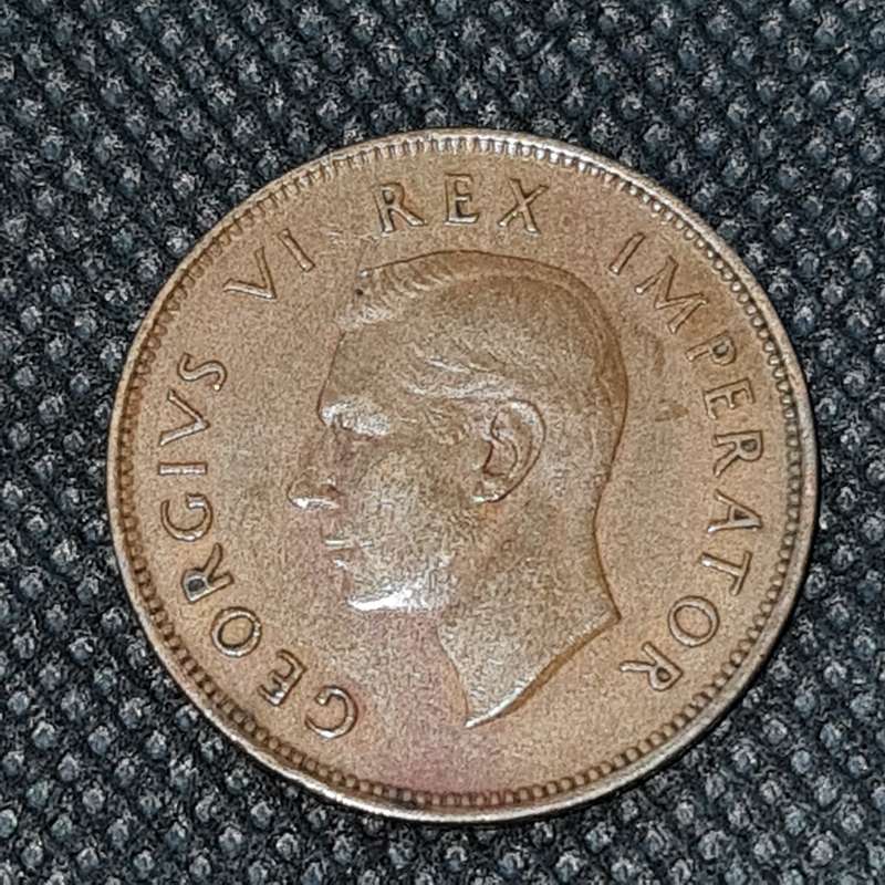 1939 1/2 Penny George VI LOW MINTAGE