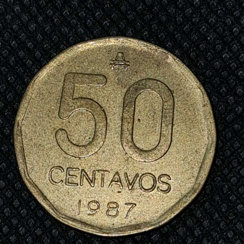 1987 Argentine 50 Centavos