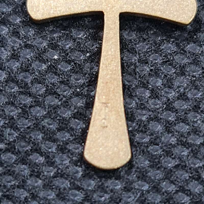 9CT YELLOW GOLD CROSS