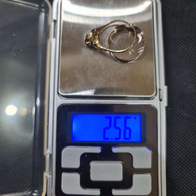 9CT YELLOW GOLD WEDDING SET