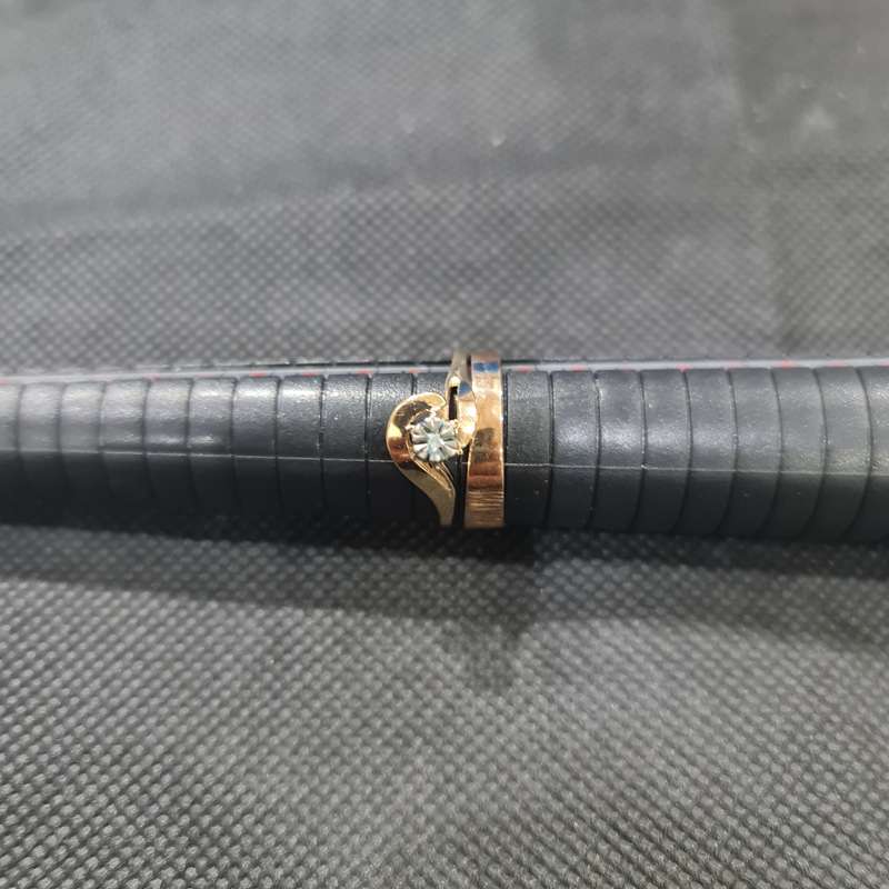 9CT YELLOW GOLD WEDDING SET