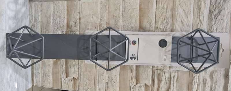 STEEL WALL CLOTHING AND JACKET HANGER