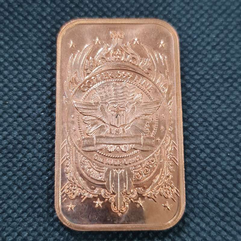 COPPER BAR 999 1 OZ