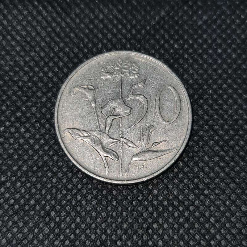 1987 SOUTH AFRICA   50 CENT