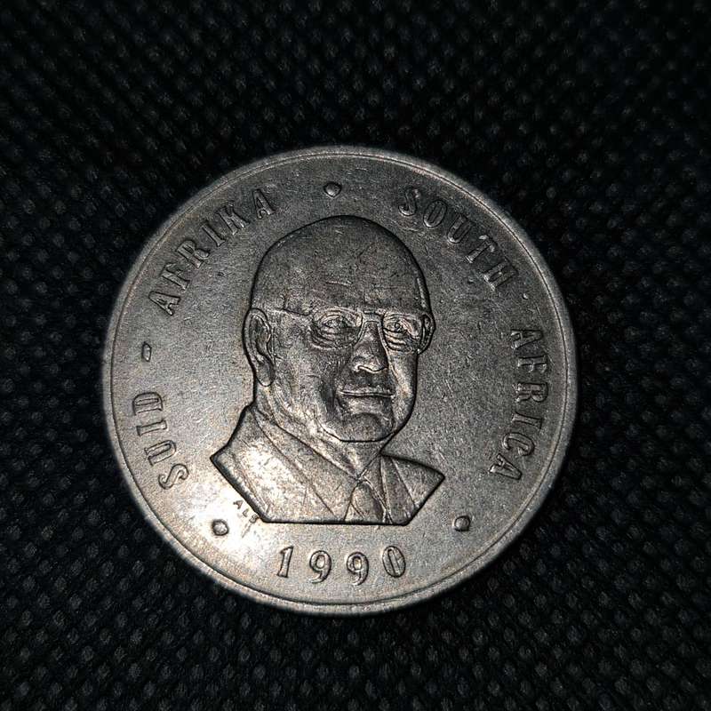 1990 SOUTH AFRICA 1 RAND PIET BOTHA