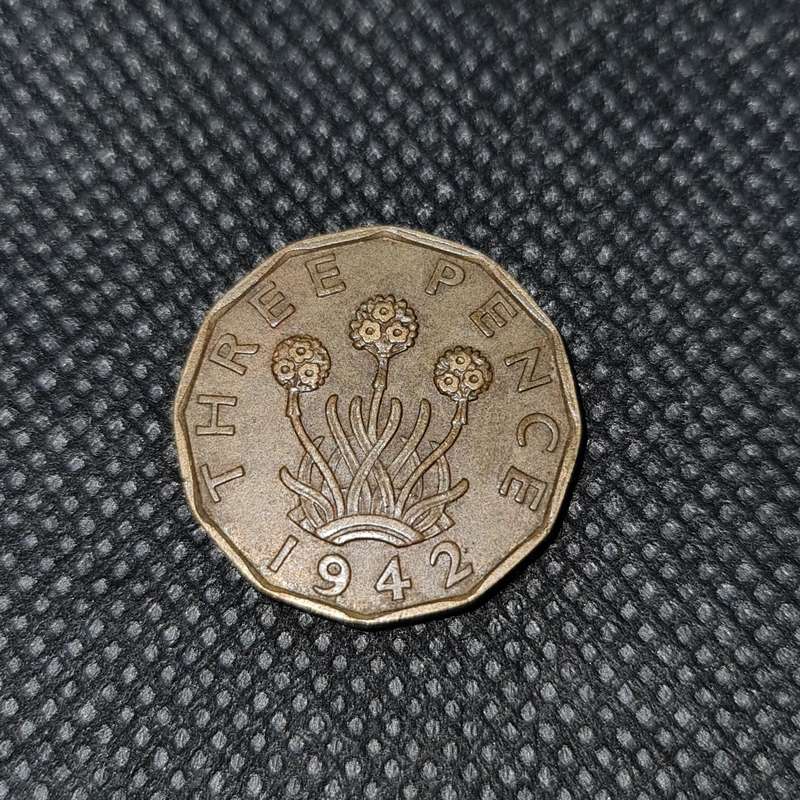 1942 UK  3 PENCE