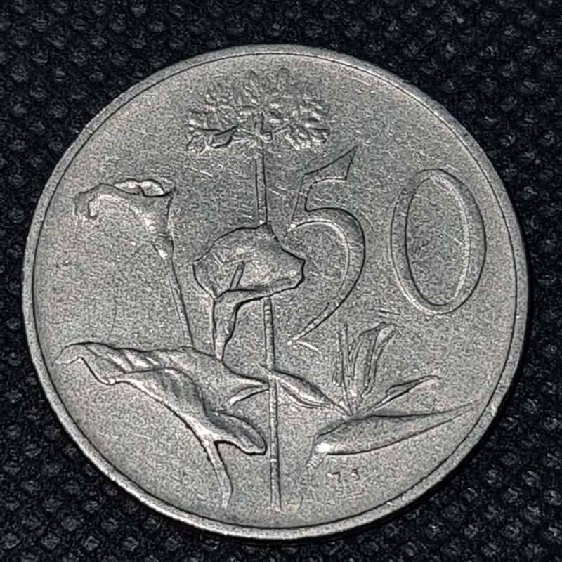 1975 SOUTH AFRICA  50 CENT