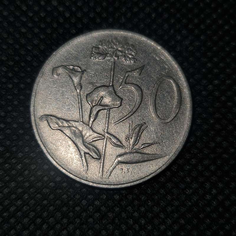 1977 SOUTH AFRICA  50 CENT