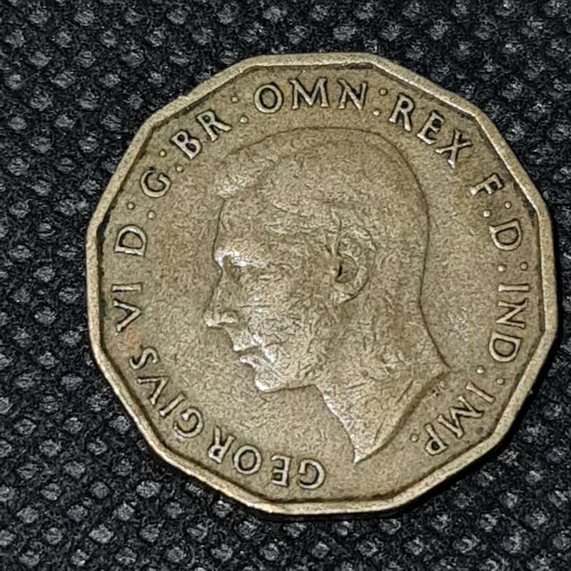 1941 UNITED KINGDOM 3 PENCE KM#849
