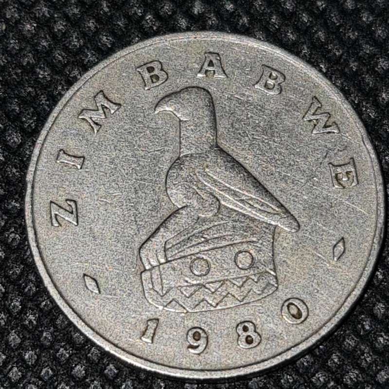 1980 Zimbabwe  20 Cent