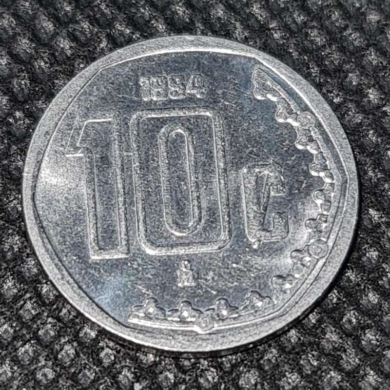 1994 MEXICO  10 CENTAVOS SMALL