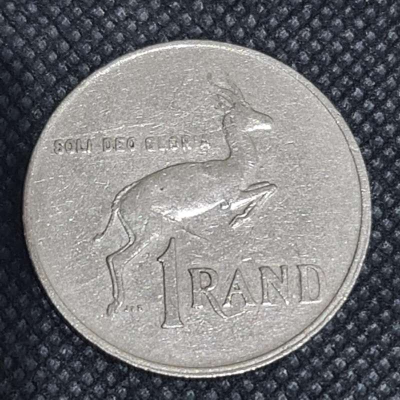1989 SOUTH AFRICA  R1 COIN