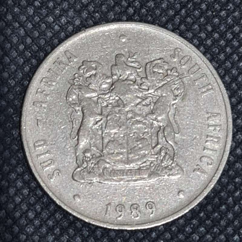 1989 SOUTH AFRICA  R1 COIN