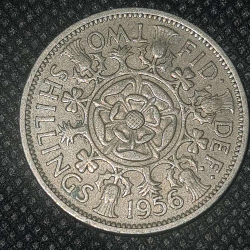 1956 UNITED KINGDOM  2 SHILLING