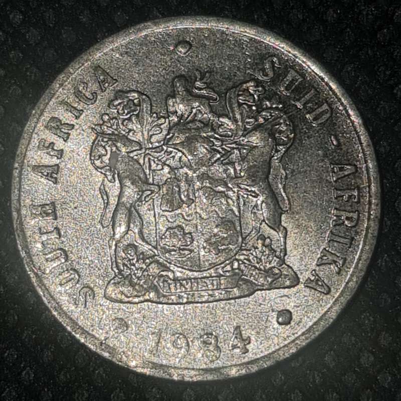 1976 + 1984 SOUTH AFRICA  10 CENT COINS