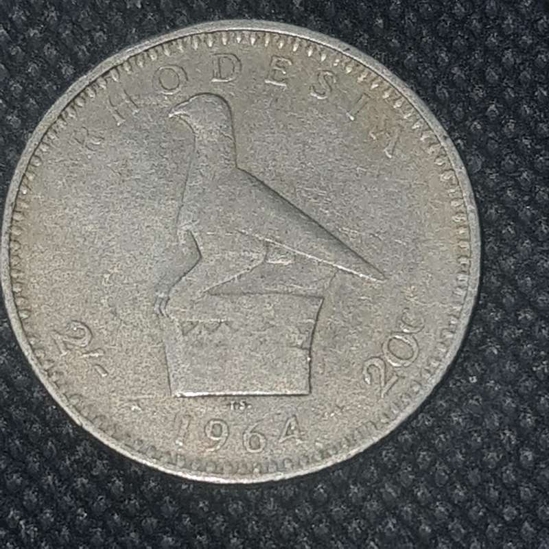1964 RHODESIA 20 CENT