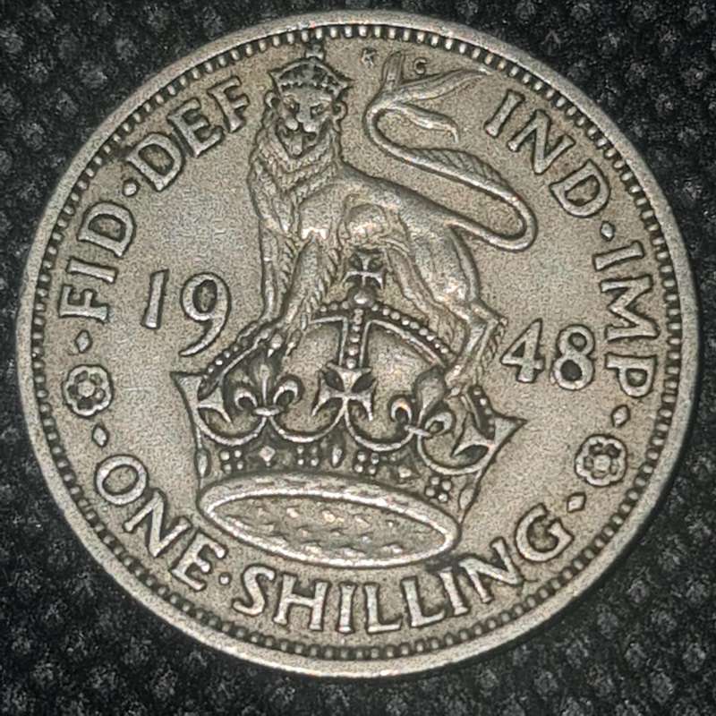1948 UNITED KINGDOM  1 SHILLING GEORGE VI