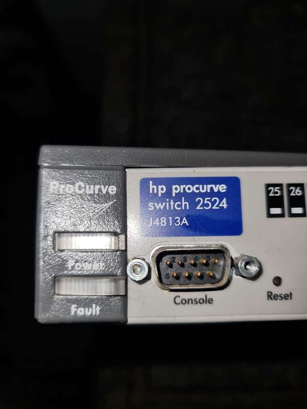 HP PROCURVE ETHERNET PORT SWITCH 2524 24 PORT SWITCH