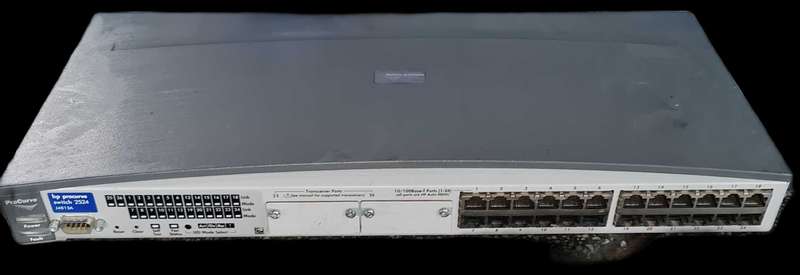 HP PROCURVE ETHERNET PORT SWITCH 2524 24 PORT SWITCH