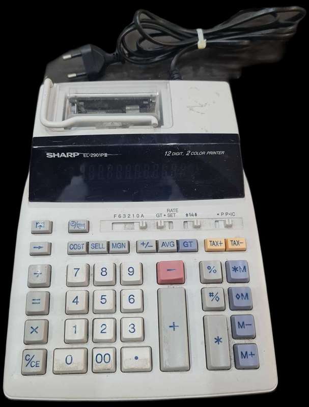 SHARP EL2901 PRINTING CALCULATOR