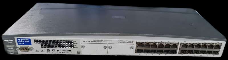 HP PROCURVE ETHERNET PORT SWITCH 2524 24 PORT SWITCH