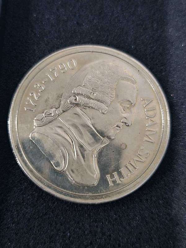 ADAM SMITH 1723-1790 MEDAL