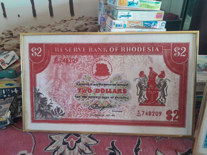 Novelty Rhodesian Dollar Notes