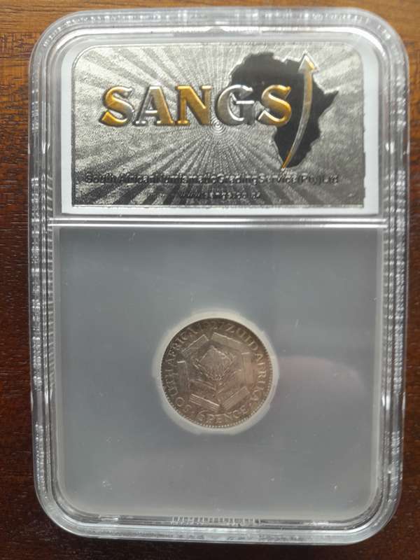 1927 SA Six pence