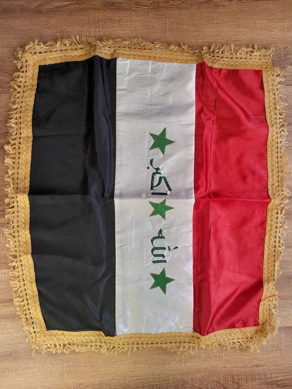 Iraq Flag Desert Strom Era