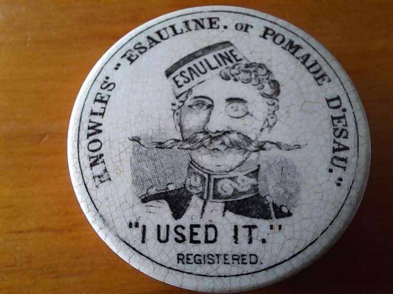 Knowles Esauline Moustache Cream Pot Lid
