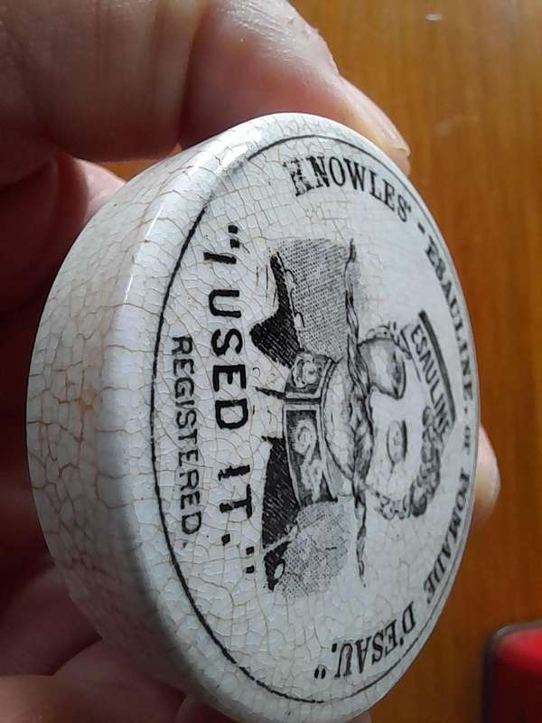 Knowles Esauline Moustache Cream Pot Lid