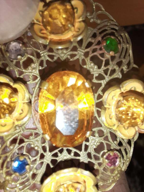 Vintage Amber Brooch