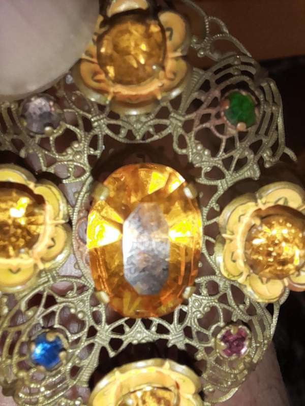 Vintage Amber Brooch