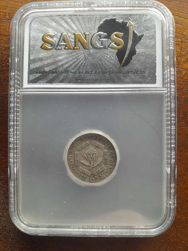 1933 SA 6 Pence
