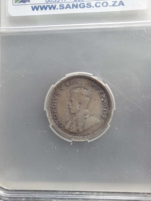 1933 SA 6 Pence
