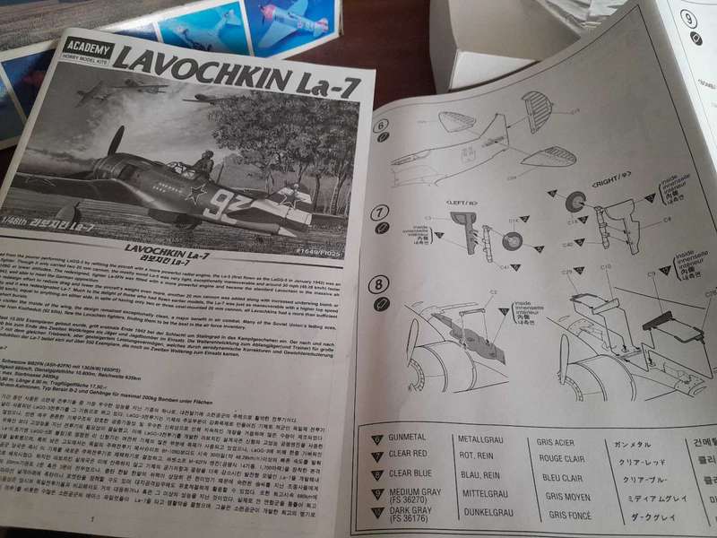 Soviet Lavochikin La-7 48 scale