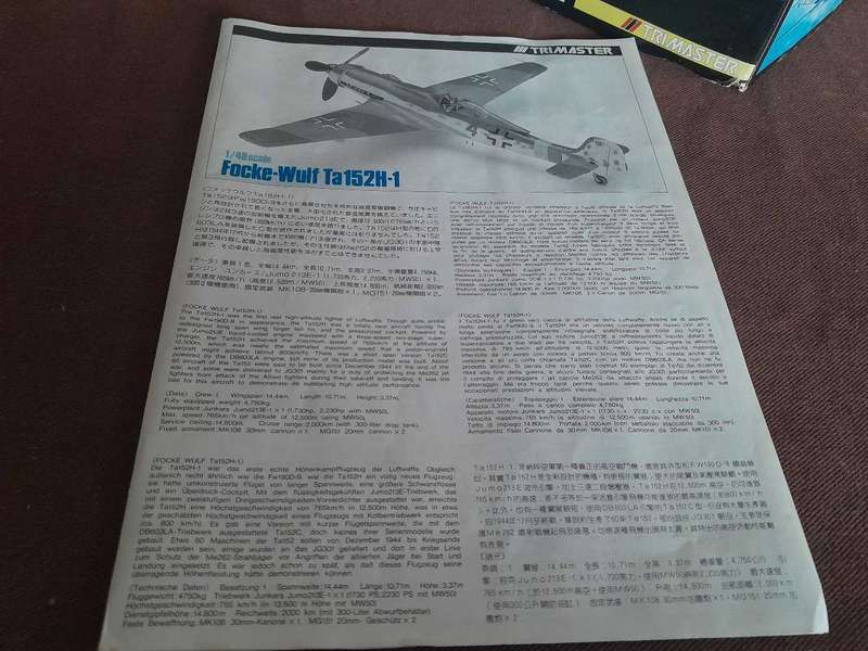 Focke Wulf Ta152H1 Trimaster