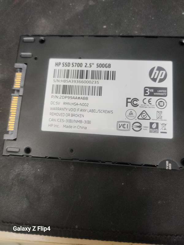 HP SOLID STATE DRIVE 500GIG CLEARANCE SALE