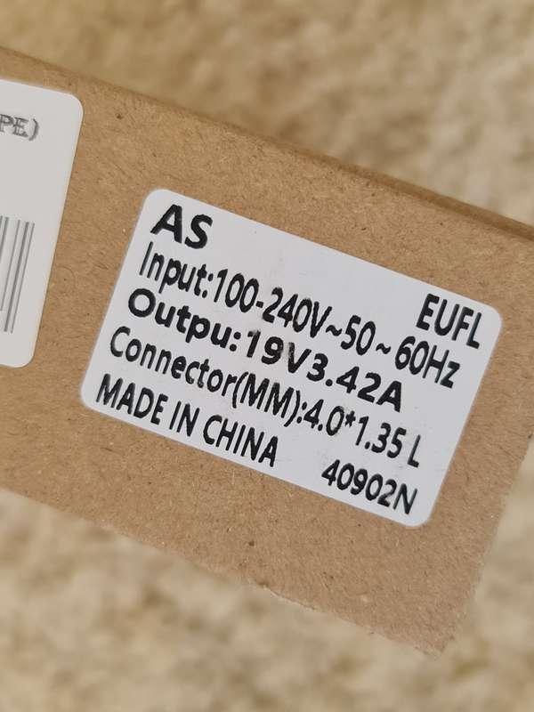Asus 65w  4.0x1.35mm Laptop Charger
