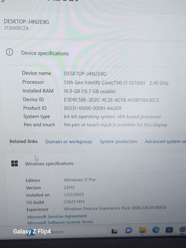 Lenovo ThinkPad E14 G6 14-inch WUXGA Laptop - Intel Core Ultra 7 155H 512GB SSD 16GB RAM Win 11 Pro