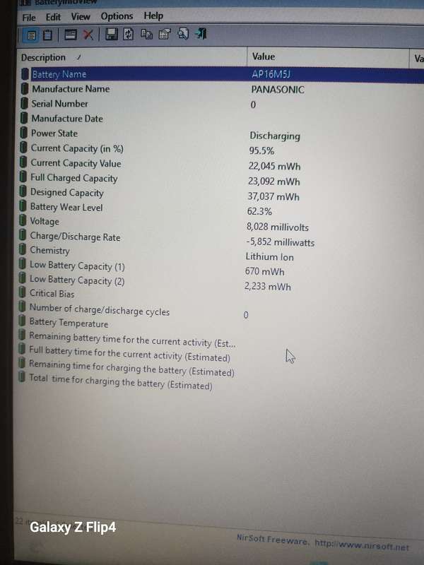 Acer extensa Core i5 10th gen 512nvme 8gig ram Windows 11 24h2