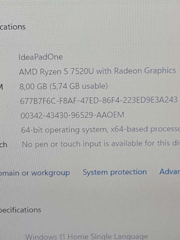 Lenovo Gaming Monster | AMD Ryzen 5, 8GB Ram, 512GB SSD
