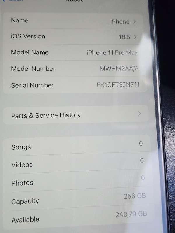 IPHONE 11 PRO MAX 256GIG