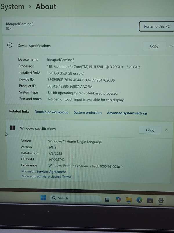 Lenovo Ideapad Gaming 3 | I5 11320H | 16GB | 512GB SSD | 15.6 (1920 x 1080) FHD 120Hz | RTX 3050 4G