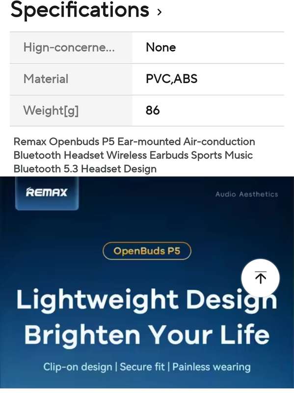 Remax Open buds 48hr Battery