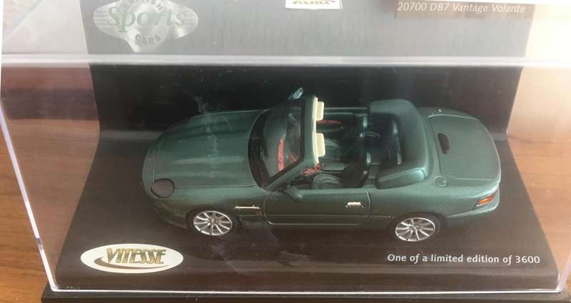 Aston Martin 1996 DB7 Vantage Volanta Vitesse Met.Green 1-43 Boxed