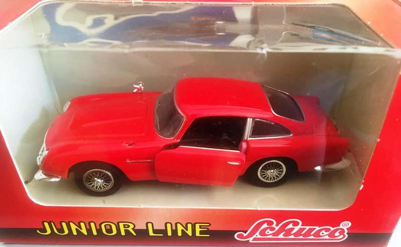 Aston Martin DB5 Schuco Junior Line Red 1-43 Boxed